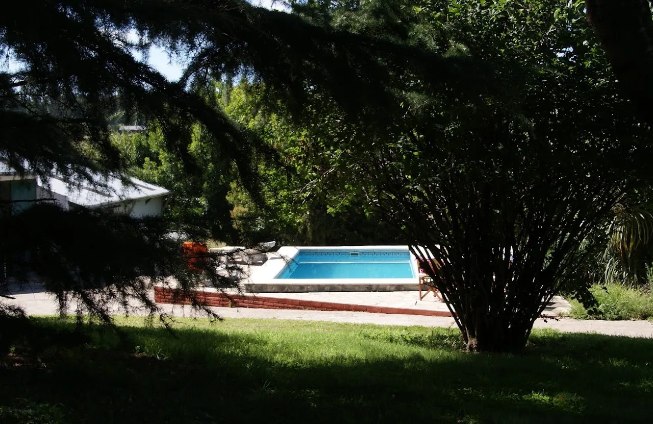 Pileta en el jardín